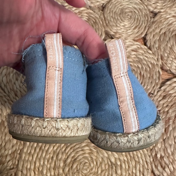 Vionic Laguna Blue Espadrille Canvas Slip On Shoes 7 - Picture 7 of 8